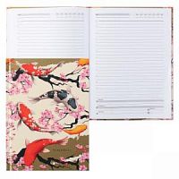 Ежедневник недатированный А5 Проф-пресс 80 листов 1282 Сакура и рыбки Ежедневник недатированный А5 Проф-пресс 80 листов 1282 Сакура и рыбки
