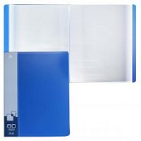 Папка 80 файл  Бюрократ синий