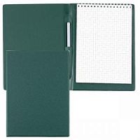 Блокнот А5 50 листов ПВХ 2134-108 зел ДПС