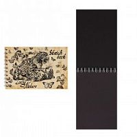 Блокнот для эскизов Sketchbook Полином А6 2813 20 листов черный блок