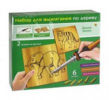 Набор для выжигания Дикие звери Рыжий кот 