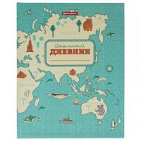 Дневник BRAUBERG 105542 Карта