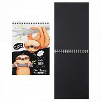Блокнот для эскизов Sketchbook Проф А5 5662 20 листов черный блок