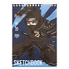 Скетчбук-блокнот 20 листов А5 спираль Аниме Miland