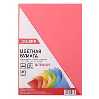 Бумага для принтера А4 цв.20 л KLERK 206802/Р красный