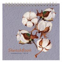 Блокнот Sketchbook Проф-пресс А5 40-0345 40 листов Веточка хлопка
