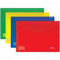 Папка-конверт на кнопке А4 Берлинго 04400