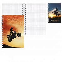 Записная книжка А6 120 листов Проф-пресс спир 7109 Трюки на байке