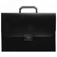 Папка-портфель 13 отд KLERK 190980 черный