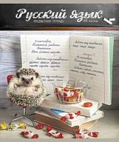 Тетрадь 48 листов ПЗБМ Тайная жизнь ежей Русский язык
