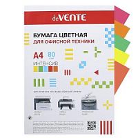 Бумага для принтера А4 цв.100 л deVENTE 2072949 Ассорти