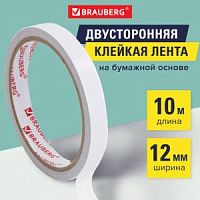 Скотч двустор.BRAUBERG 12*10 м 227267
