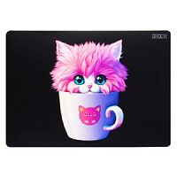 Клеенка для труда Кокос Кот в кружке 35*50 см 240595