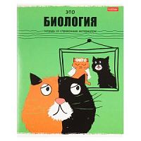 Тетрадь 48 листов Хатбер Черный кот 26691 Биология