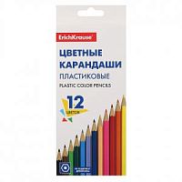 Карандаши 12 цветов ЕК 53361 пластиковые