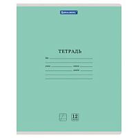 Тетрадь 12 листов косая линия BRAUBERG 105688
