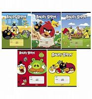 Тетрадь 12 листов клетка Хатбер Angry Birds Тетрадь 12 листов клетка Хатбер Angry Birds