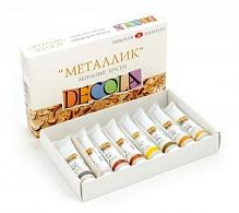 Набор акриловых красок Металлик 8*18 мл 4941271 Декола