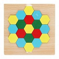 Игра Головоломка Соты дерево Рыжий кот  AN02335
