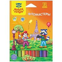 Фломастеры 12 цветов Мульти-Пульти 10716