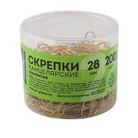 Скрепки 28 мм Globus 200 шт С28-2003