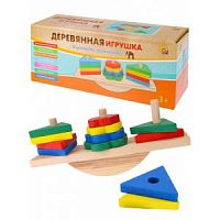 Игра Пирамидка логическая дерево Рыжий кот ИД-1047