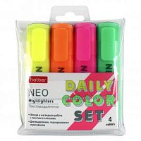 Набор текстовыделителей Hatber 4 цвета NEO HL_062058