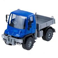 Машинка Самосвал бортовой Мерседес Unimog U 500 синий 08129
