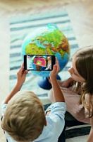 Глобус Земли интерактивный д.320 мм с подсветкой (с очками)