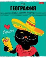 Тетрадь 48 листов Хатбер Черный кот 26690 География