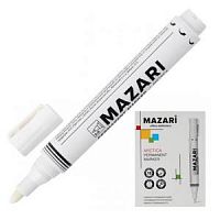 Маркер MAZARI белый М-5044-80