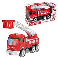 Машина Пожарная Diy assembling fire enging 24 см 06062Н