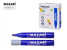Маркер MAZARI FARO перманентный синий М-5002-70