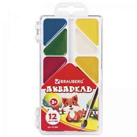 Краски акварельные 12 цветов BRAUBERG 191284