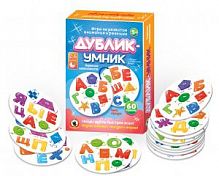 Игра Дублик Умник Буквы и фигуры 02485 Русский стиль