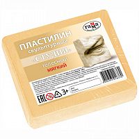 Пластилин скульптурный Гамма 500 г телесный мягкий