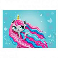 Клеенка для труда Кокос Unicorn Cat 35*50 см 214195