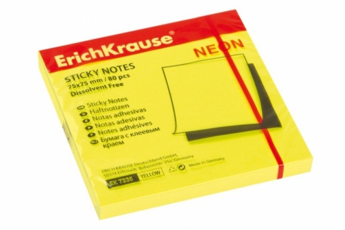 К.Бумага с клеев.75х75 мм ЕК 7336